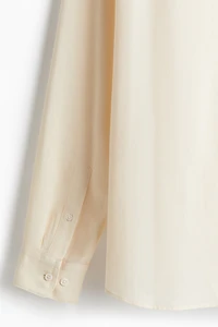 Chemise coupe classique en lyocell mélangé