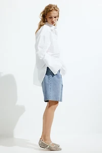 Perforated Mary Jane Ballet Flats