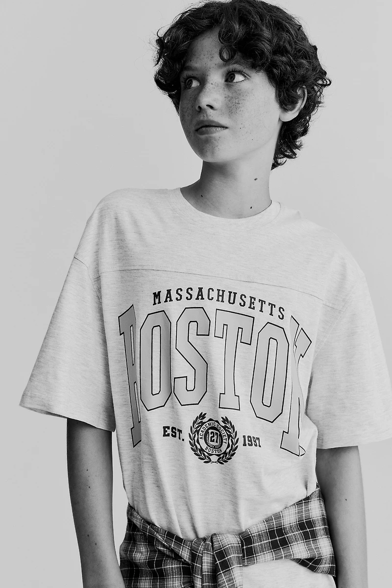 T-shirt grande taille imprimé