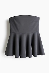Bandeau Peplum Top
