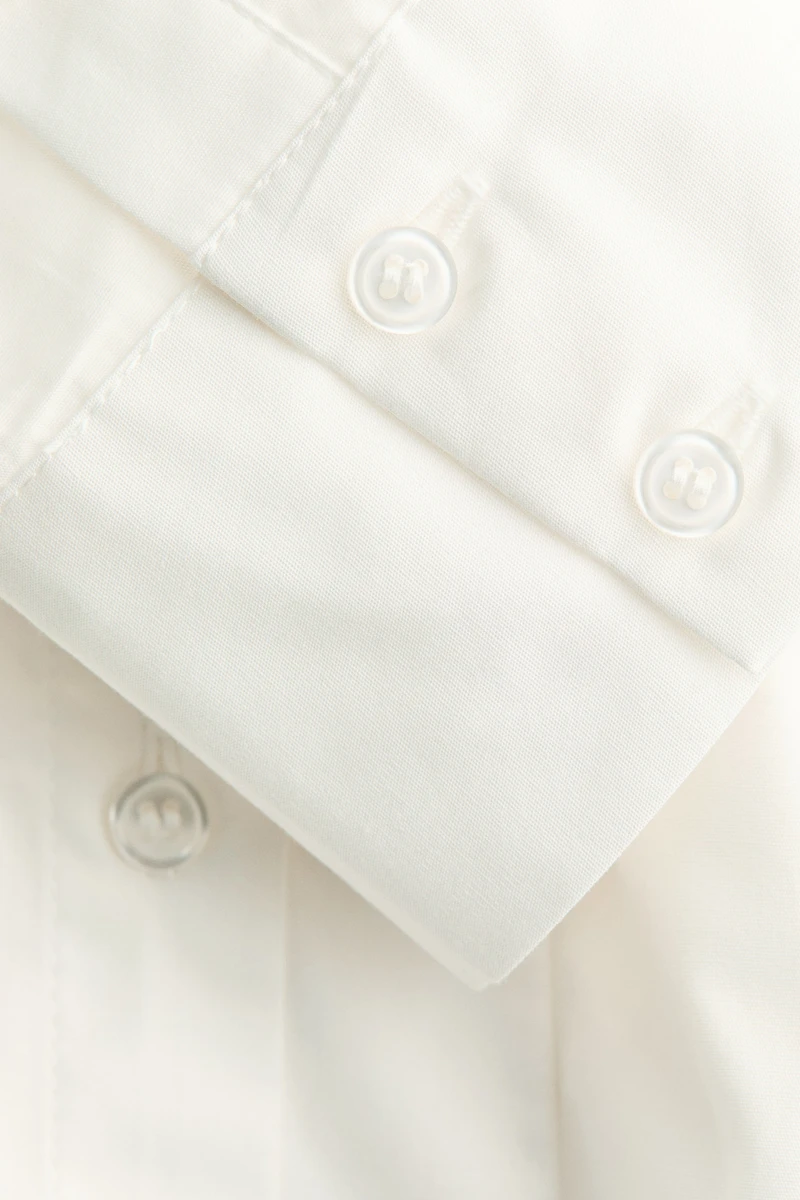 Chemise péplum en coton