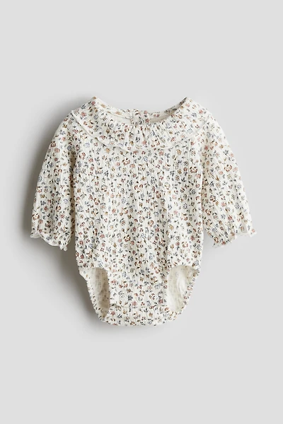 Maillot froissé avec col