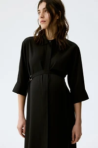 Robe chemise MAMA avec ceinture