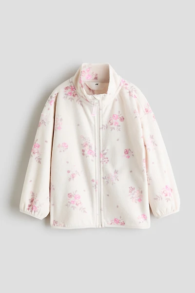 Patterned Fleece Jacket