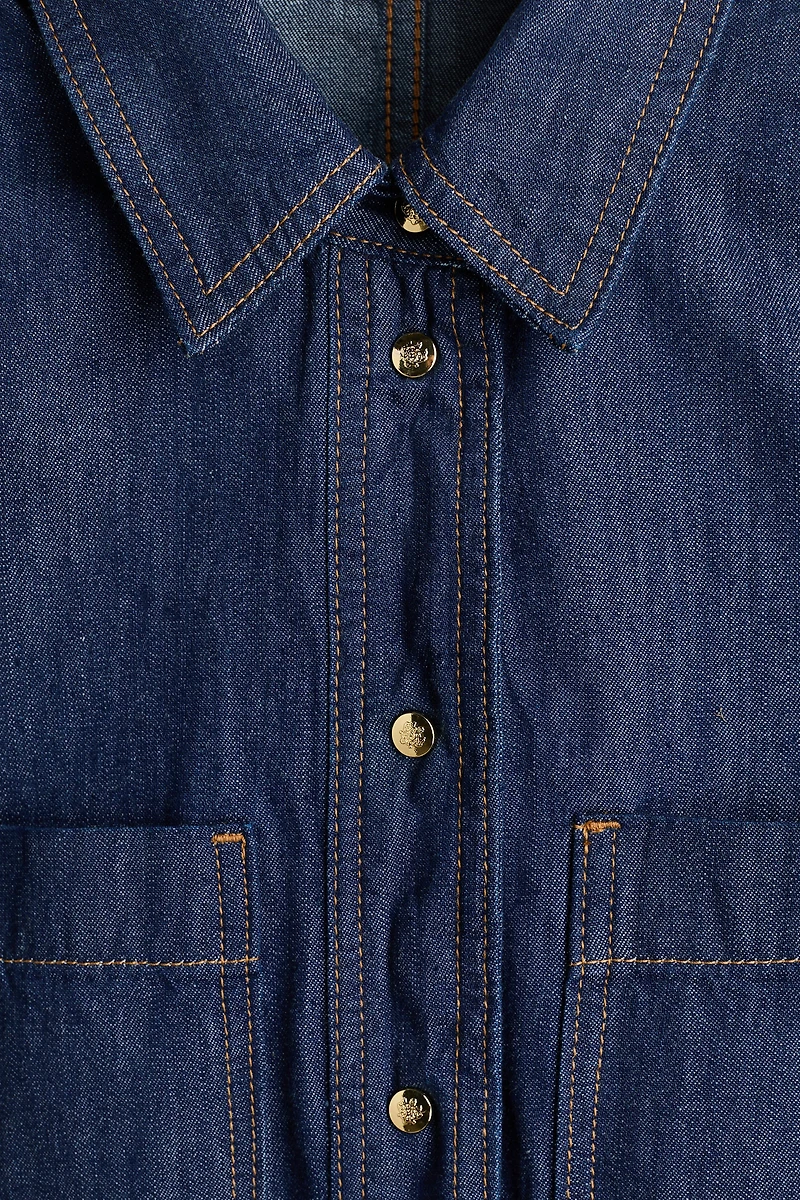 Denim Shirt Dress