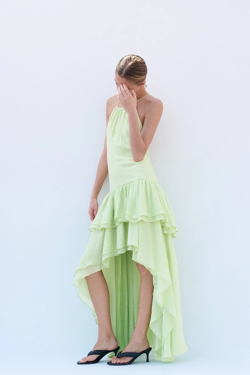 Tiered High-Low Dress