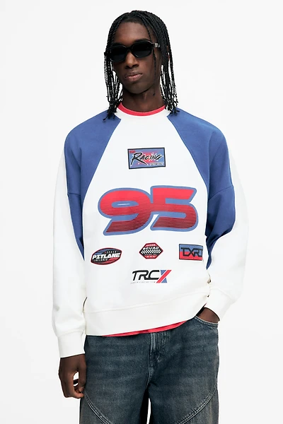 Oversized Printed Sweatshirt