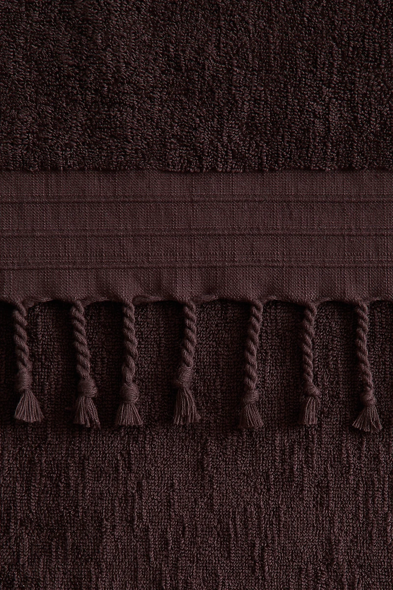 Fringed Cotton Bath Towel