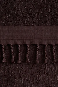 Fringed Cotton Bath Towel