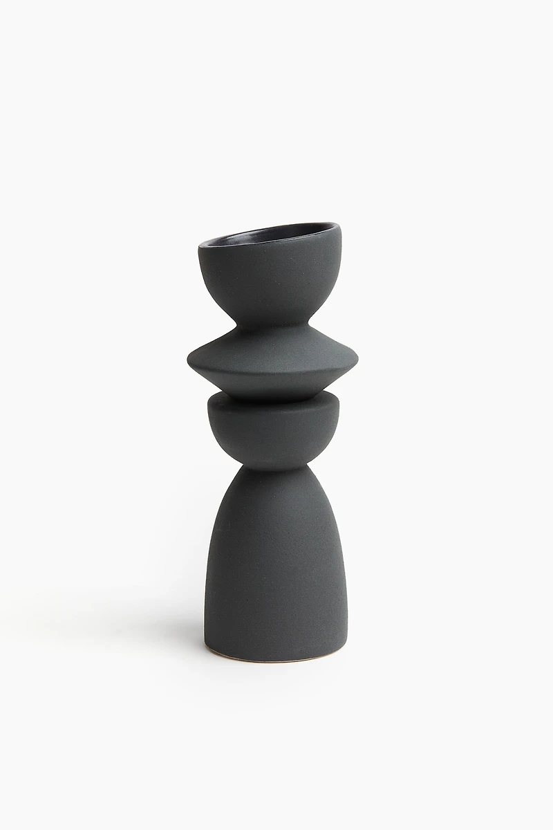 Bougeoir en grès cérame