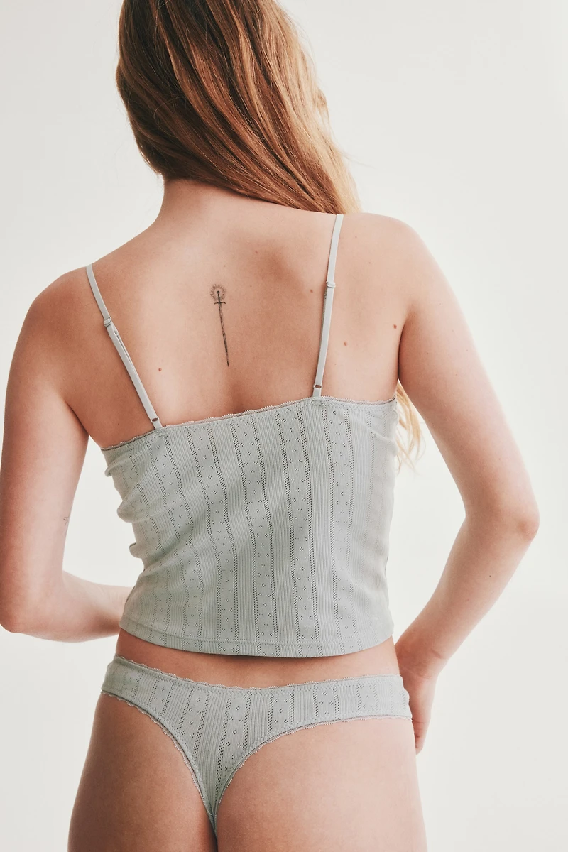 Pointelle Camisole Top