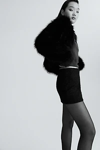 Glittery Mini Skirt