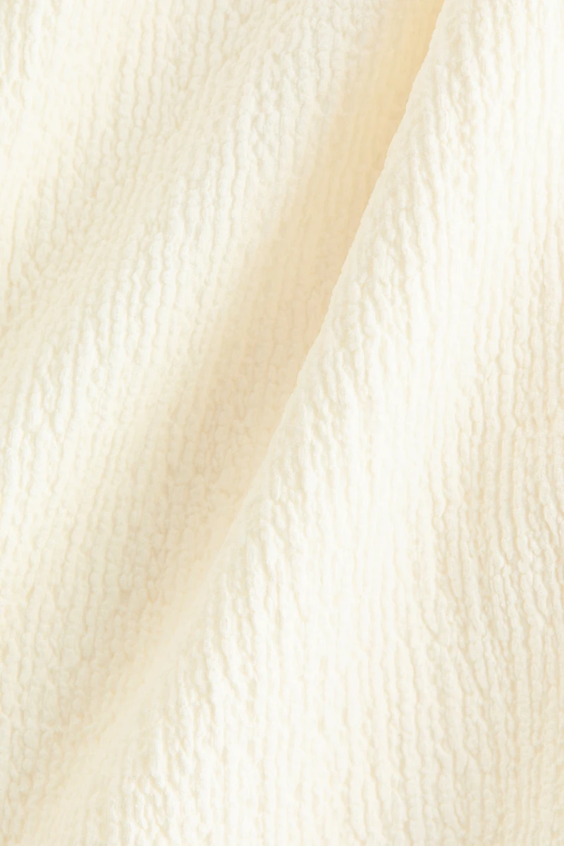 Pantalon texturé avec cordon de serrage