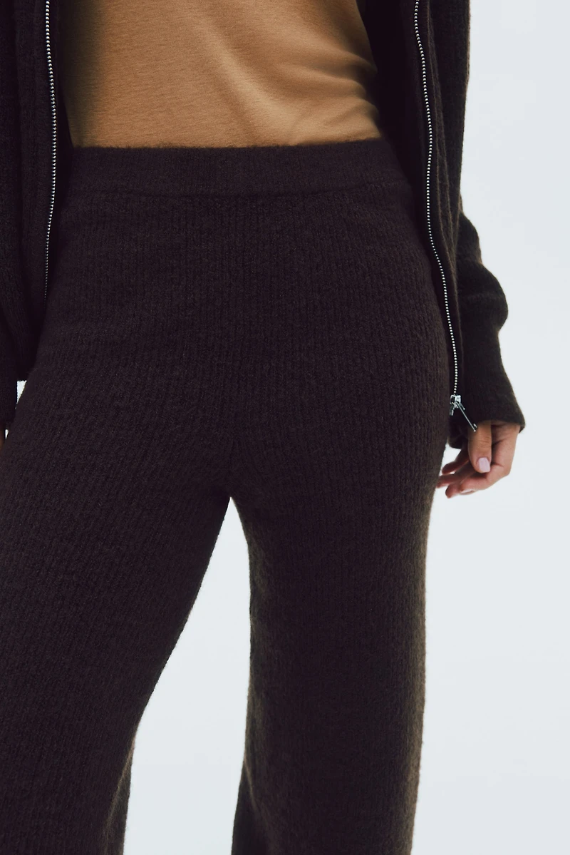 Rib-Knit Pants