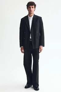 Relaxed-Fit Double-Breasted Jacket