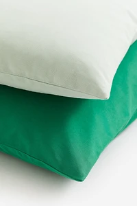 2-pack Cotton Canvas Cushion Covers