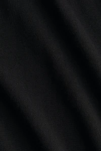 Robe asymétrique en laine mérinos