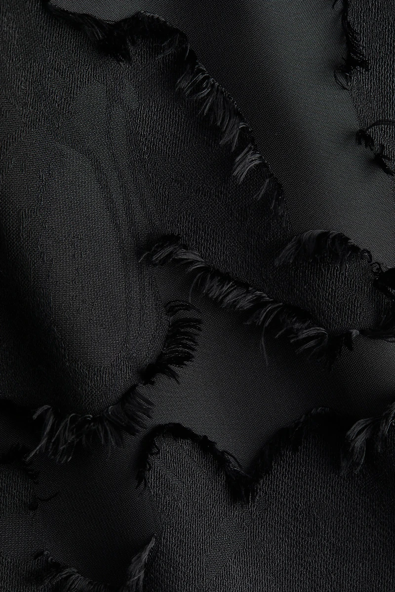 Jacquard-Weave Blouse