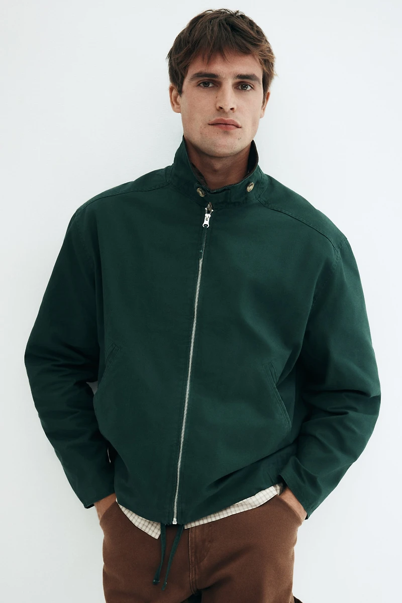 Cotton Blouson Jacket