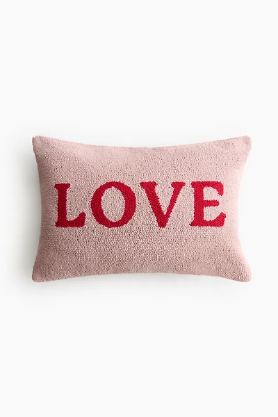 Punch Needle Embroidered Cushion Cover