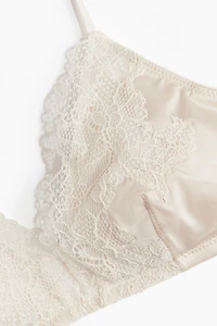 Padded Soft-Cup Microfiber Bra
