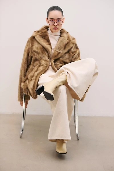 Bottines à talon moulé