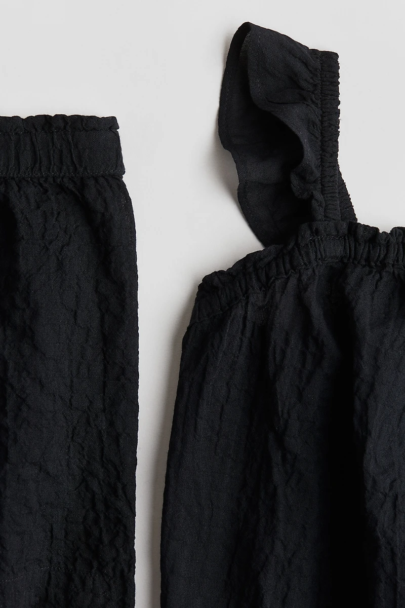2-Piece Crinkled Cotton Set