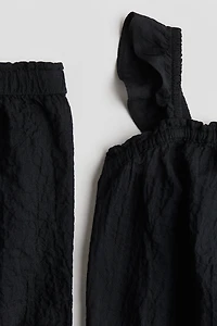 2-Piece Crinkled Cotton Set