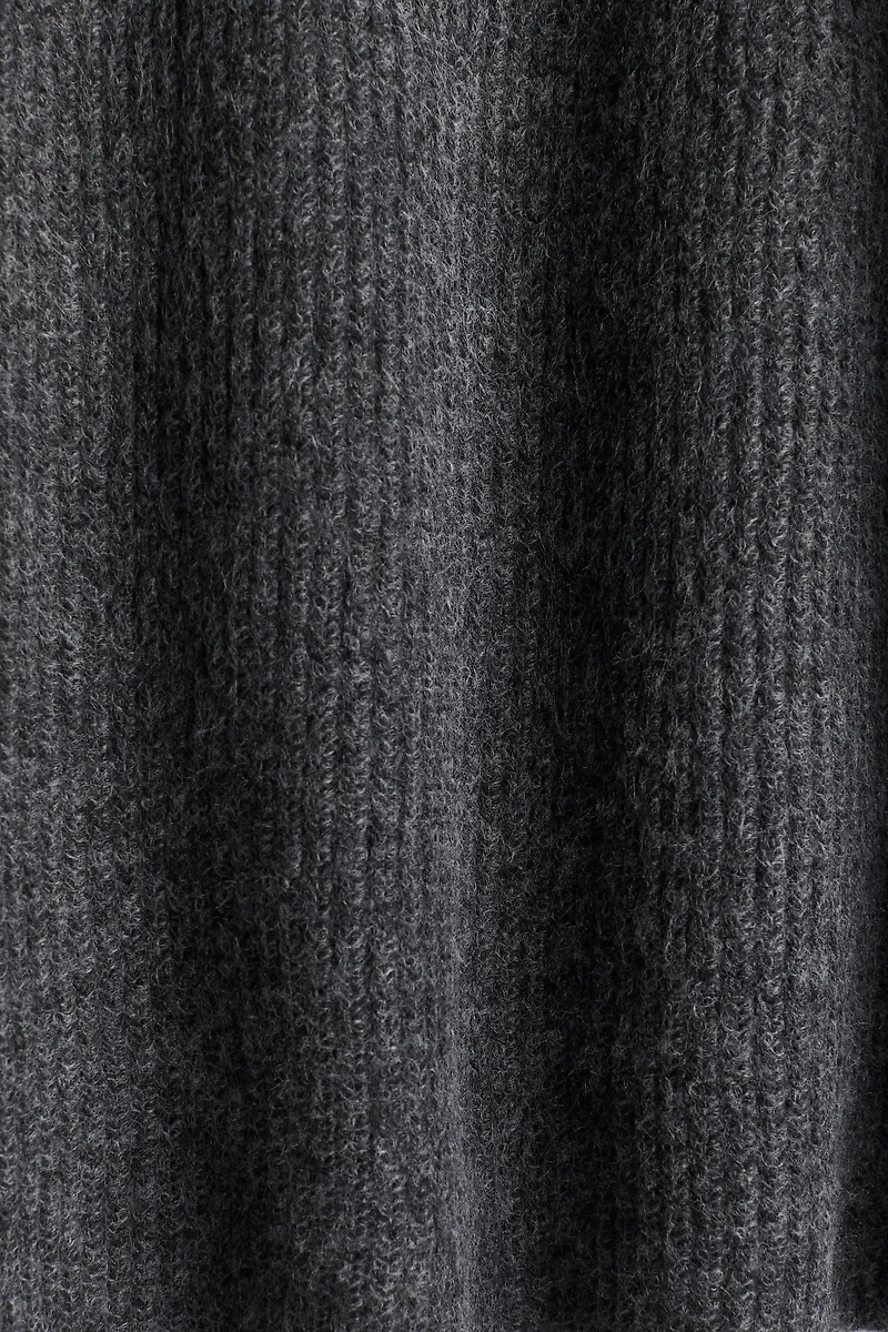 Rib-knit Turtleneck Sweater