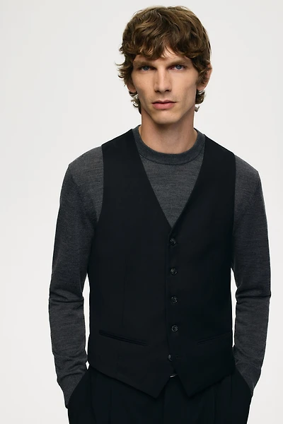 Slim-Fit Suit Vest