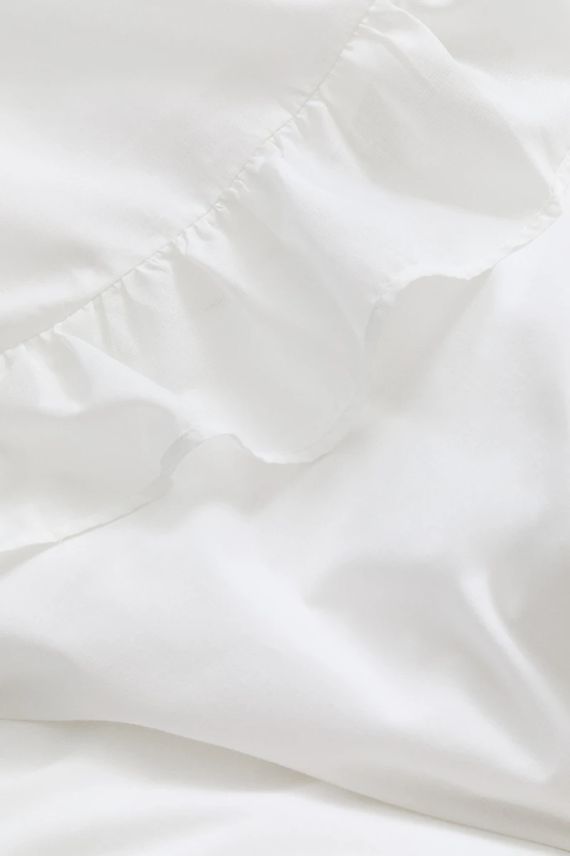 Flounced Single Duvet Cover Set