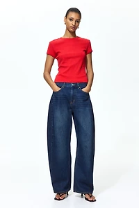 Pointelle-Knit T-Shirt