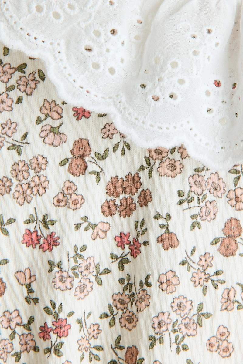 Flounced Romper Suit
