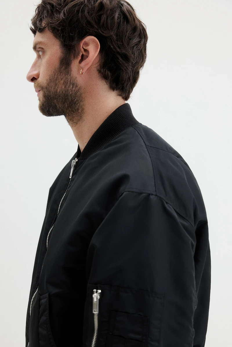 Blouson d'aviateur en nylon