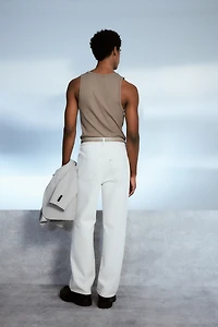 Slim-Fit Ribbed Tank Top