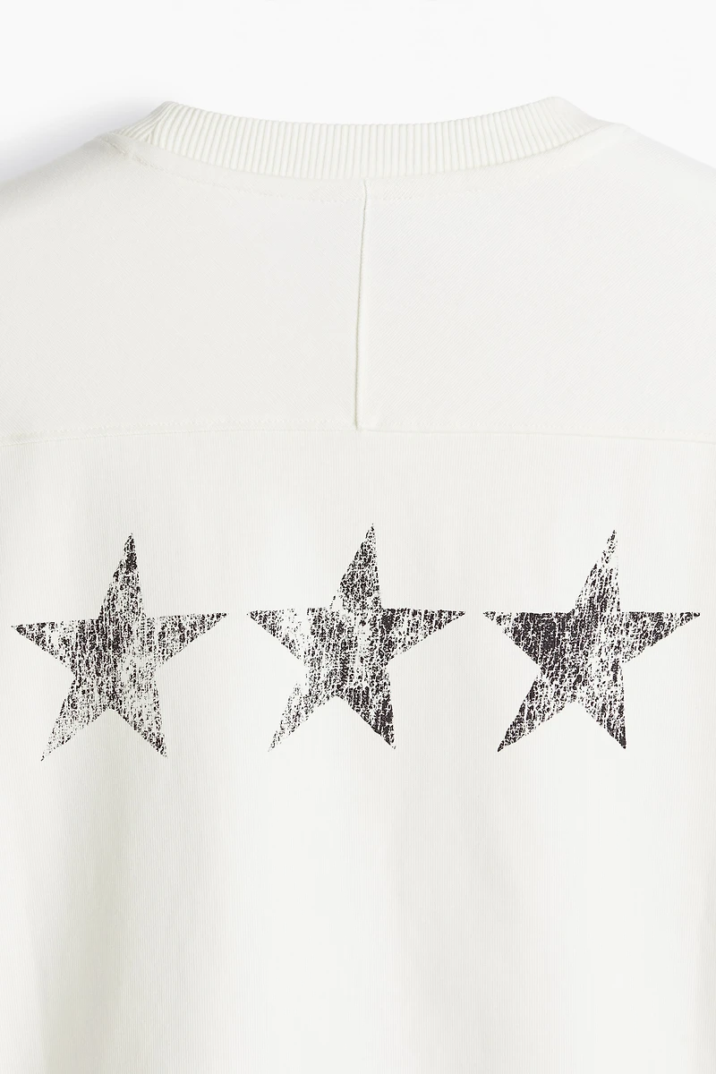 Oversized-Fit Cropped T-Shirt