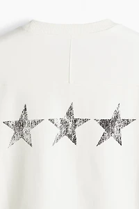 Oversized-Fit Cropped T-Shirt