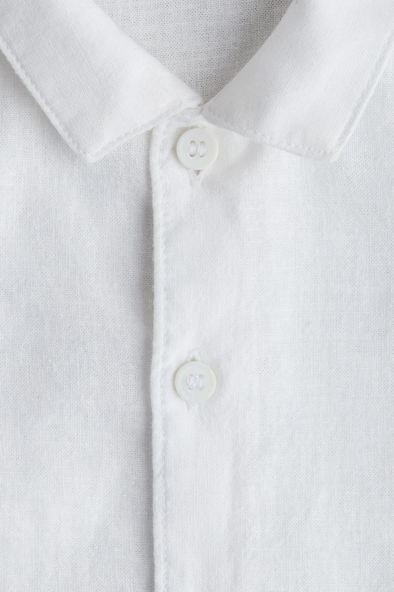 Linen-blend Shirt
