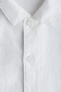 Linen-blend Shirt