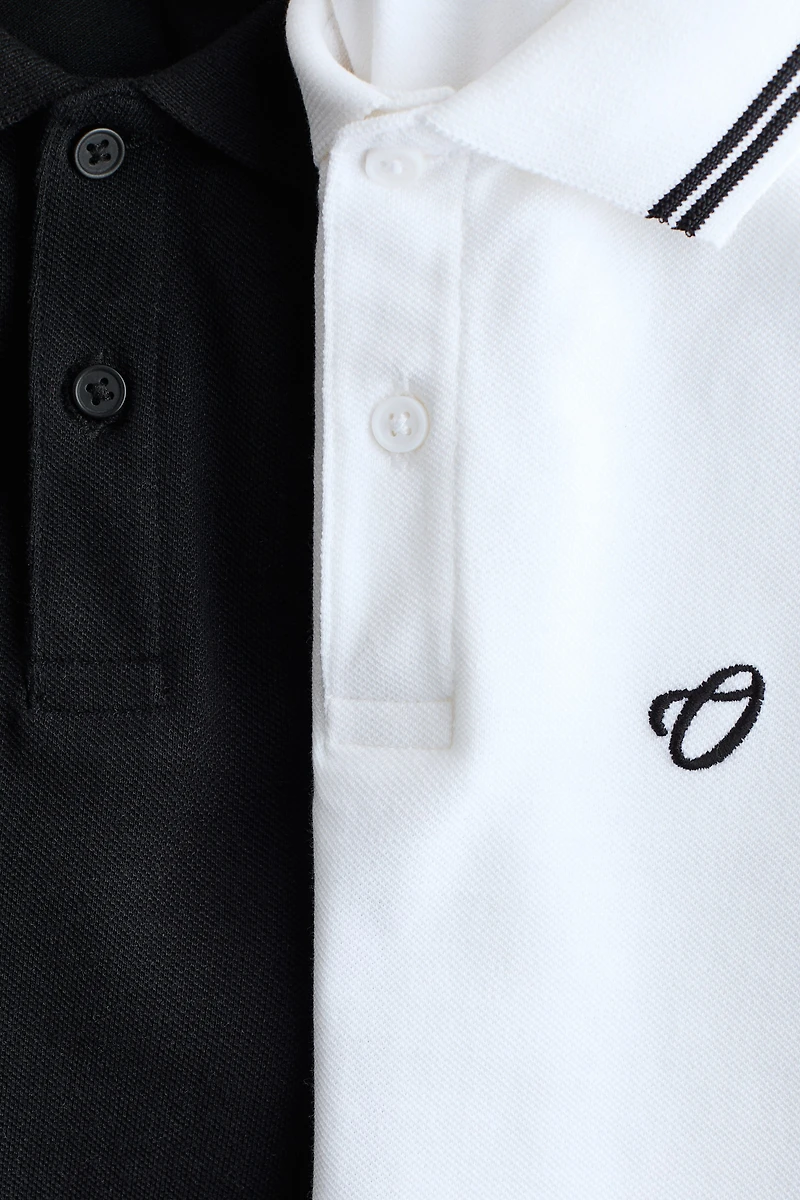 Lot de 2 polos en coton