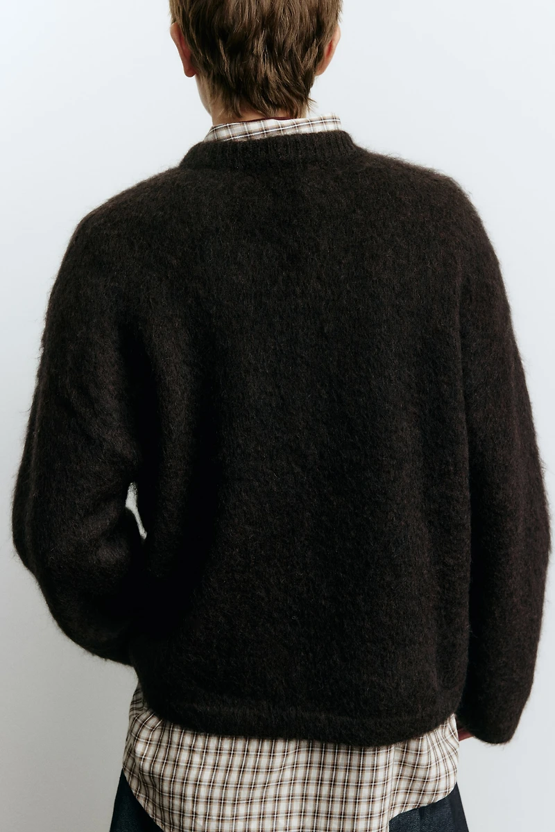 Oversized Mohair-Blend Sweater