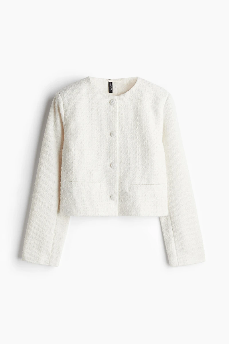 Veste en tissu bouclette