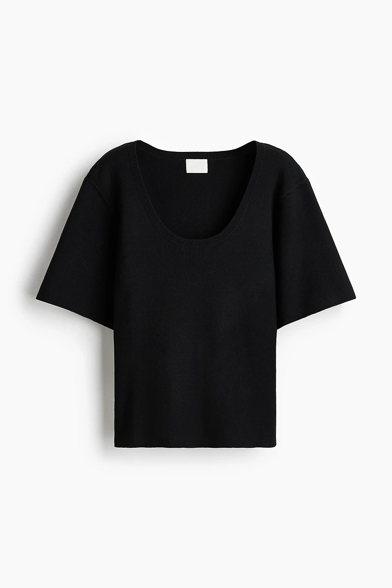 Fine-Knit T-Shirt