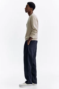 Regular-Fit Linen Pants