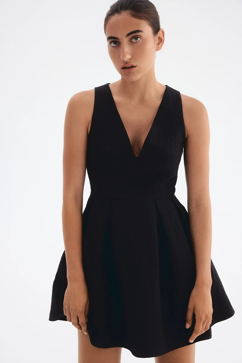 Dress with Flared Skirt