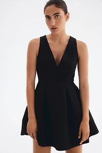 Dress with Flared Skirt