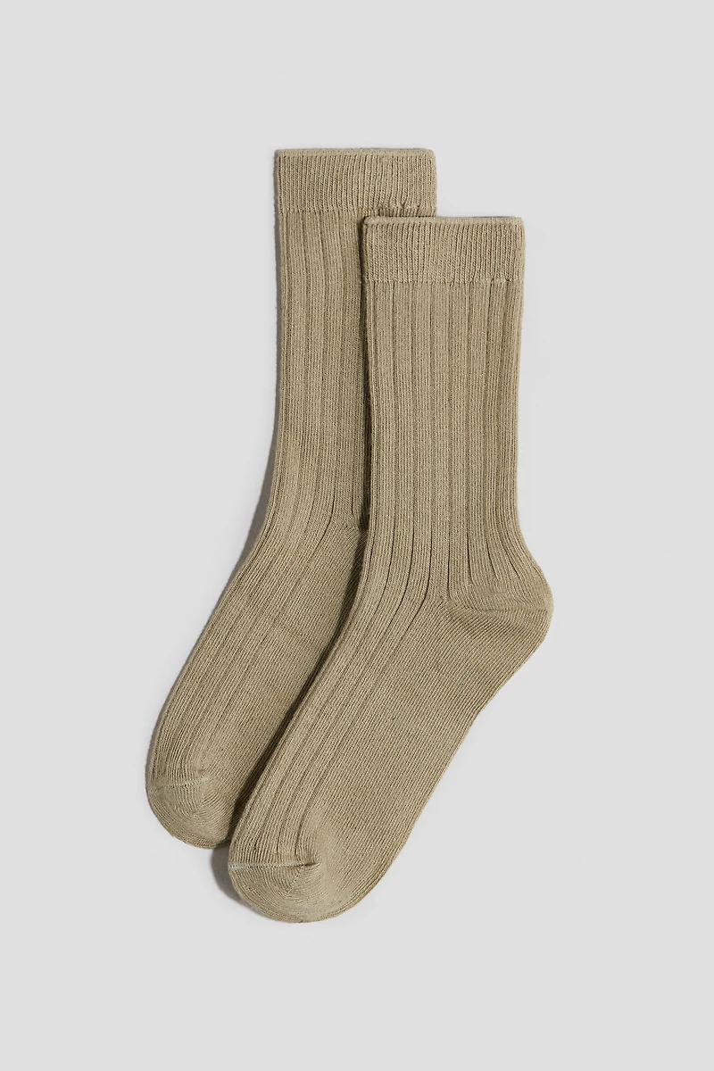 4-Pack Rib-Knit Socks