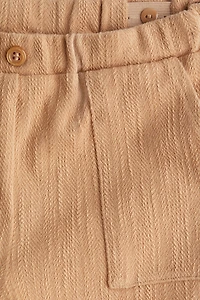 Textured Jersey Shorts