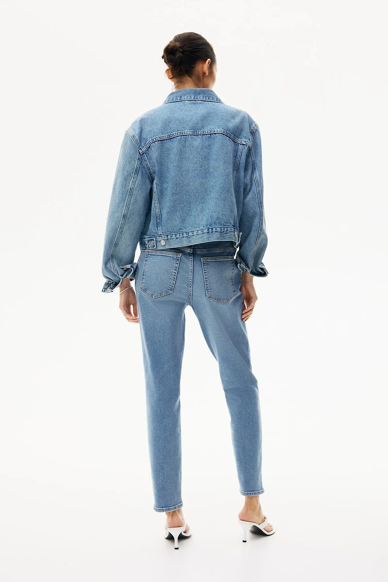 MAMA Jean à la cheville Coupe Amincie