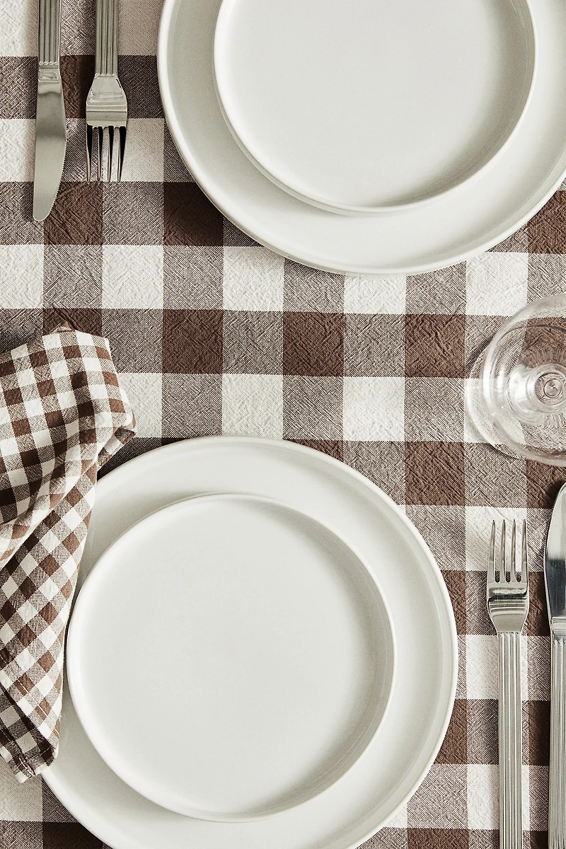 Patterned Cotton Tablecloth